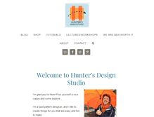 Tablet Screenshot of huntersdesignstudio.com